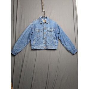 90s Denim Jacket Mac Hope  Size L Light Blue Women's